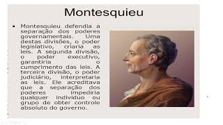 MONTESQUIEU TRÊS PODERES [upl. by Calli]