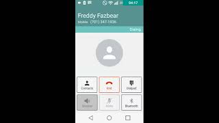 Freddy Fazbears Pizzerias Phone Number [upl. by Cinimmod59]