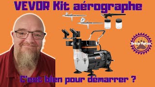 Vevor kit aérographe pour débuter la peinture [upl. by Gertrudis]