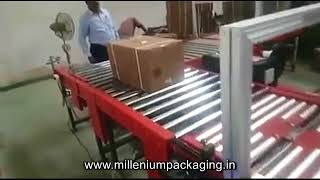 Fully Automatic Packaging Line  Taping and Cross Strapping [upl. by La]