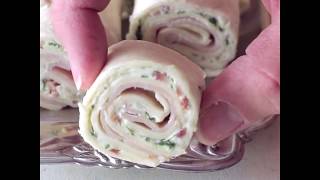 Cheesy Turkey Bacon Ranch Pinwheels [upl. by Lebyram]