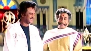 Sivaji Ganesan amp Rajnikanth Comedy Scene  Narasimha Movie [upl. by Emile]