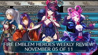 Fire Emblem Heroes Weekly Review November 05TH of 11TH 2024 FEH [upl. by Wait]