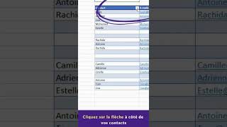 TUTO EXCEL │Comment enlever les cases vides  😎 shorts excel tuto [upl. by Rustin940]