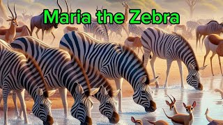 Maria the Zebra  Fun Zebra Song for Kids  🎼🦓🎶Learn Animal Facts amp Habits [upl. by Essirahs]