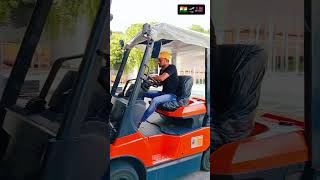 Forklift driving 💪 in Malaysia 🇲🇾rap music hiphop automobile funny love attitutetone bhojpur [upl. by Mehs]