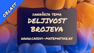 Matematika za 5 razred  Deljivost brojeva [upl. by Holmen]