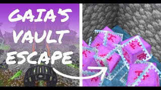 ESCAPING GAIAS VAULT  From Within The Cell  Minecrafts PERFECT Prison [upl. by Eoj636]