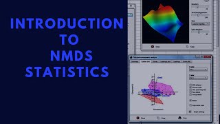 NMDS Introduction to Statistics using PAST part 2 [upl. by Mourant]