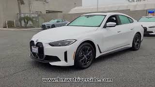 USED 2024 BMW i4 eDrive40 Gran Coupe at BMW of Riverside USED L13517 [upl. by Poler]