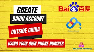 how to create an account in baidu 2024  Baidu Cloud [upl. by Remmos]