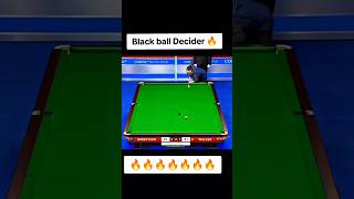 Black ball decider 🔥💯 trendingshorts snooke snookerplayer shots pool snooker 8ballpool [upl. by Ytteb]