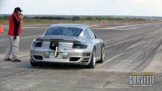 200mph Porsches  the Texas Mile  October 2010 [upl. by Lon]