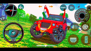 Modified Mahindra Thar Car Games Indian Cars Gadi Wala Game  Car Game Android Gameplay [upl. by Sindee]