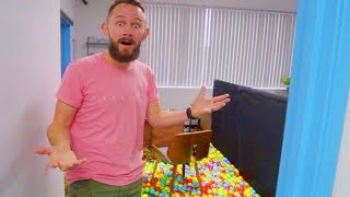 Turning My Bosses Office Into A Ball Pit [upl. by Fancie498]