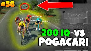 Can A 200 IQ Strategy Beat Pogacar  Pro Leader 58  Tour De France 2024 Game PS5 [upl. by Cross]