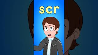 SCR Consonant Blend Song  Learn to Read shorts [upl. by Eeryt]