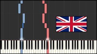 United Kingdom National Anthem  God Save The Queen Piano Tutorial [upl. by Silyhp]