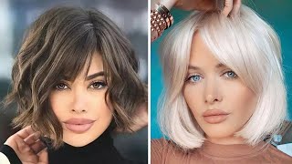 Newest Haircuts for Women and Hair Trends for 2023  Different Changes Of BOB Hairstyle [upl. by Sussi]