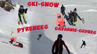 SKISNOW DANS LES PYRÉNÉES  POWER SKiD [upl. by Nyssa]