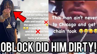 Oblock Members Took Rapper Adott Hilfiger Chain and Kicked Him Out😱 [upl. by Howenstein232]