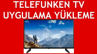 Telefunken TV Uygulama Yükleme Nasıl Yapılır [upl. by Briano212]