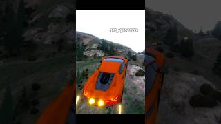 Gta v car stunt Lamborghini revuelto rockstar gta viralvideo shorts car [upl. by Ahsinak]