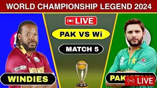 Pakistan Champions vs West Indies Champions 4th Match l Pak vs wi Live Score Commentary playing 11 [upl. by Anirec62]