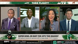 FIRST TAKE  Jets are Super Bowl team with Davante AdamsRodgers duo  Dan Orlovsky amp Stephen A [upl. by Yuk]