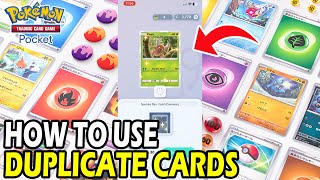 How to Use Duplicate Cards in Pokemon TCG Pocket [upl. by Urquhart998]