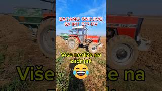 IMT 577DVBacamo gnojivojel diže na zadnjakfarming foryou imt577dv agriculture balkan [upl. by Gibbeon]