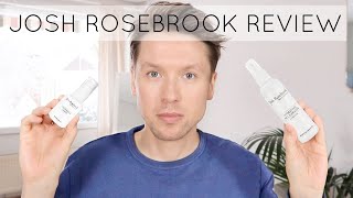 JOSH ROSEBROOK SKINCARE REVIEW  James Just Now [upl. by Swiercz]