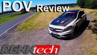 Mercedes A45 AMG Review 430 HP Renntech POV Test Drive [upl. by Eatnom666]