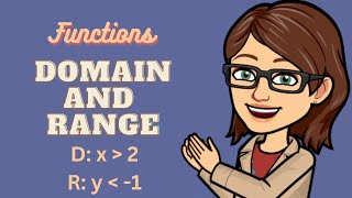 Function Domain amp Range  CA U5L6 [upl. by Hugues616]