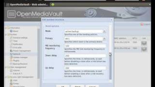 OpenMediaVault  Network interface bonding [upl. by Cranford]