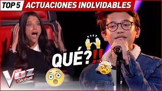 Actuaciones INOLVIDABLES de los pequeños artistas de La Voz Kids [upl. by Colp]