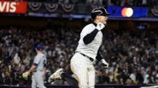 Game 4 of WS Yankees survive Volpe grand swing leads the way as bats explode 114 over Dodgers pen [upl. by Alyar]