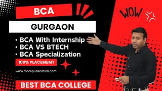 BEST BCA COLLEGE IN GURGAON  TOP BCA COLLEGE IN GURGAON 2025  ADMISSION  FEE [upl. by Palila]