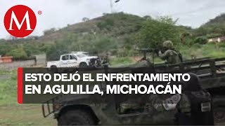 Tras enfrentamiento hallan cinco cuerpos en Aguililla Michoacán [upl. by Senecal]