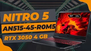 ACER NITRO 5 AN51545R0M5 AMD RYZEN R7 RTX 3050 TELA 144HZ 512GB [upl. by Gross]