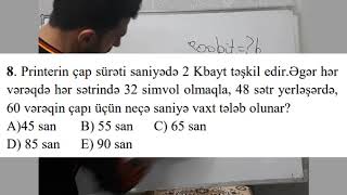 İNFORMATİKA İlkin Anlayışlar Test İzahıMagistratura Dövlət Qulluğu MİQOrxan Məmmədov [upl. by Rellia]