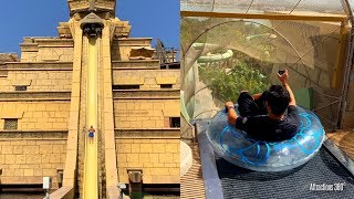 Atlantis Aquaventure  Water Slides amp River Rapids POV  Water Park [upl. by Leiser4]