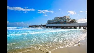 My first ever View of the Atlantic Ocean on the Pier at Daytona Beach [upl. by Sela731]