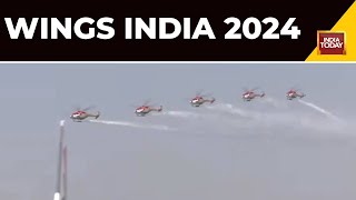 Telangana Airshow At Begumpet Airport During The Wings India 2024 Event Organised In Hyderabad [upl. by Htnicayh307]