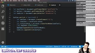 JAVASCRIPT BASICS TUTORIAL  CS50 on Twitch EP 43 [upl. by Eustis]