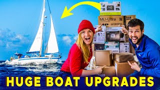 Our Biggest Ever Upgrade  Sailing Florence Refit Ep179 [upl. by Elvia]