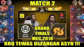 Grand Finals MEC 2018  RRQO2 vs AirAsia Saiyan Match 2 Mobile Legends [upl. by Lashond]