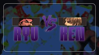 【TAS】Street Fighter III 3rd Strike  Ryu vs Ken ryu ken streetfighter3rdstrike rivals [upl. by Eiramanit]