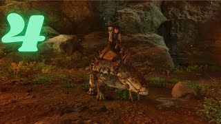 Taming an Ankylo and Getting Lost in the Blue Zone  Ark Aberration Ascended Ep 4 [upl. by Anirpas]