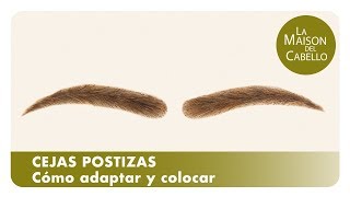 Cómo adaptar y colocar tus Cejas Postizas ⭐ La Maison del Cabello [upl. by Anglo876]